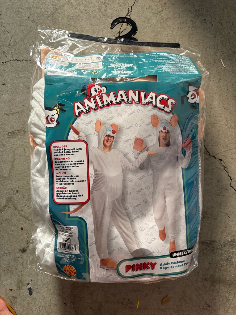 Pinky White Animaniacs Pinky Mouse Costume